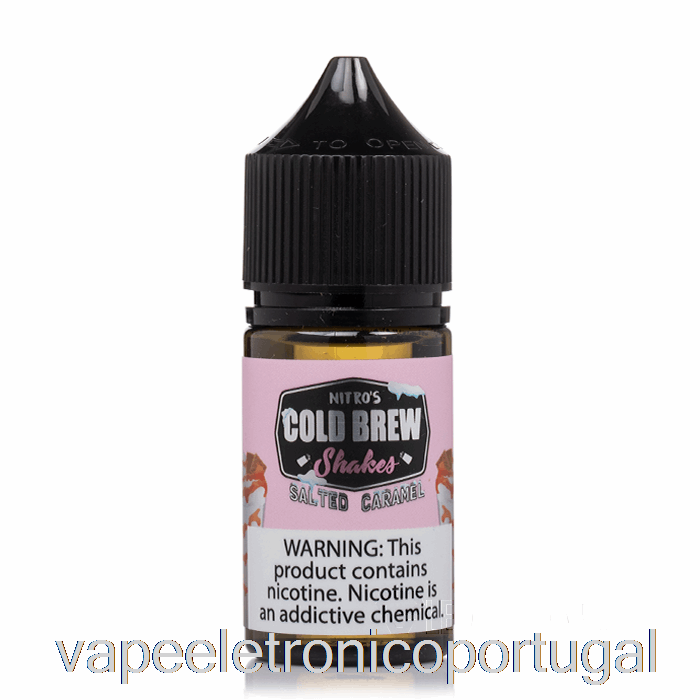 Vape Eletrônico Caramelo Salgado - Nitros Sais De Fermentação Fria - 30ml 45mg